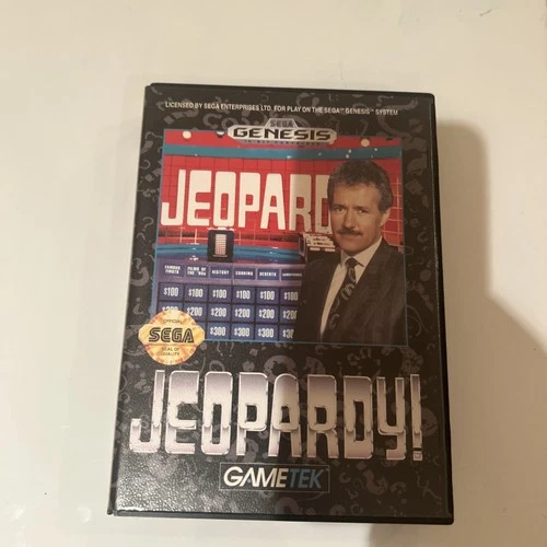 Jeopardy (Sega Genesis, 1992) Box Only Authentic