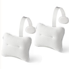 2-Pack Large Pillow for Hot Tub, Spa, and Chaise Lounge - Universal Headrest ...