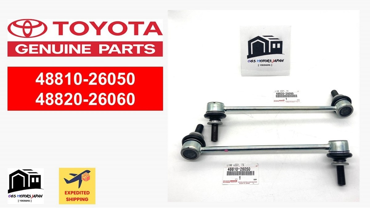 TOYOTA OEM 48810-26050 48820-26060 FR STABILIZER LINKS LH&RH