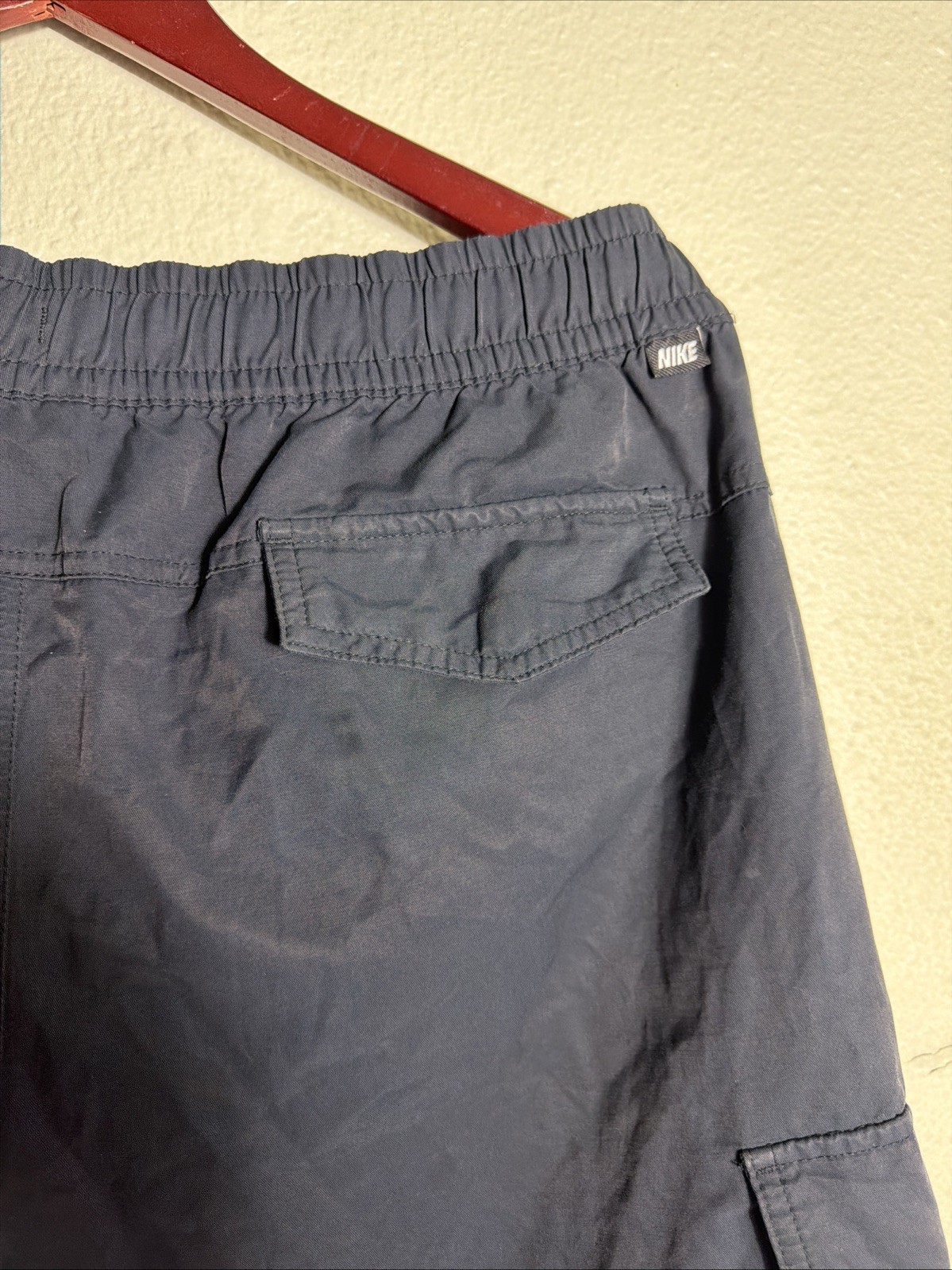 Nike Men's Unlined Utility Cargo Joggers XL Black Pockets DD5207-010 32x29 Stain thumbnail 13