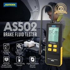 AS50 Brake Fluid Tester - DOT3/DOT4/DOT5.1 Moisture Detector with 2.8" Display