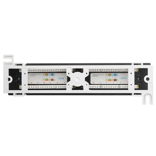 Netzwerk-Tool-Kit, 12-Port-CAT6-Patchpanel, RJ45-Netzwerk-Wandmontage-Rack 4979 - Afbeelding 2 van 6