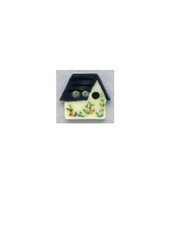 Mill Hill Ceramic Buttons 86172 White Birdhouse