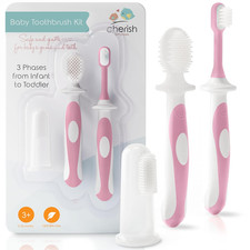 Baby Toothbrush  Toddler Toothbrush Set 0-2 Years - Bpa-Free  Safety-Tested,