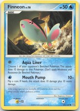 Finneon 61/100 Common Stormfront Pokemon Moderately Played