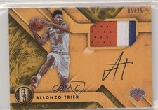2018 Chronicles Gold Standard Rookie Jersey Prime 5/25 Allonzo Trier Auto 07d9