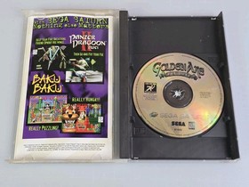 Golden Axe: The Duel Sega Saturn, 1996 Manual Registration Card PLAYS PERFECT!!