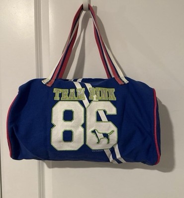 VICTORIA S SECRET VS PINK RARE VINTAGE LIFEGUARD LOVE PINK 86 DOG  DUFFLE BAG