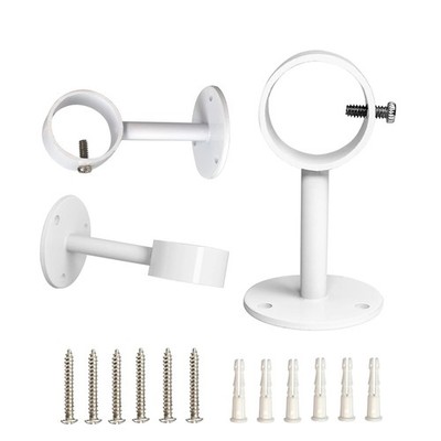 Curtain Rod Brackets Heavy Duty Ceiling-Mount Rod Holders Fit Rods up to 1 or...