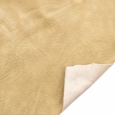 Boat Fuzzy Back Vinyl 210519  Beige Faux Leather 54 Inch YD 