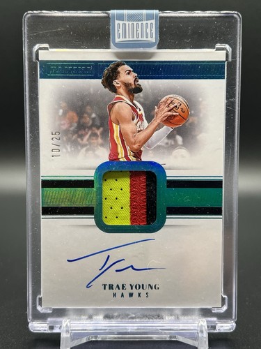 Trae Young #2 2024 Panini Eminence Eminence Patch Autograph card
