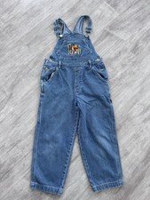 Big Winnie The Pooh Pooh Jean Overalls Kids Size 7 GUC
