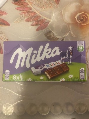 MILKA MILKINIS Alpine Milk Filled Chocolate Sticks Sweets 87.5g