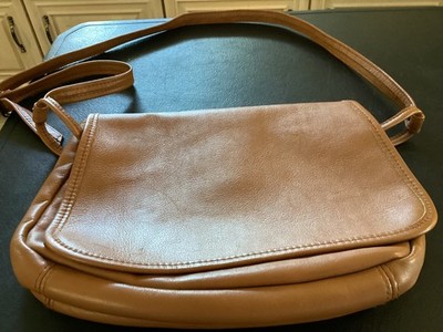 Used Genuine Soft Leather ''Beacon Hill'' Light Brown Purse