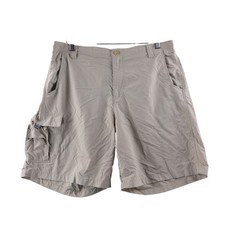 Columbia PFG Fishing Performance Pocket Shorts Men Large Khaki Cargo Outdoor