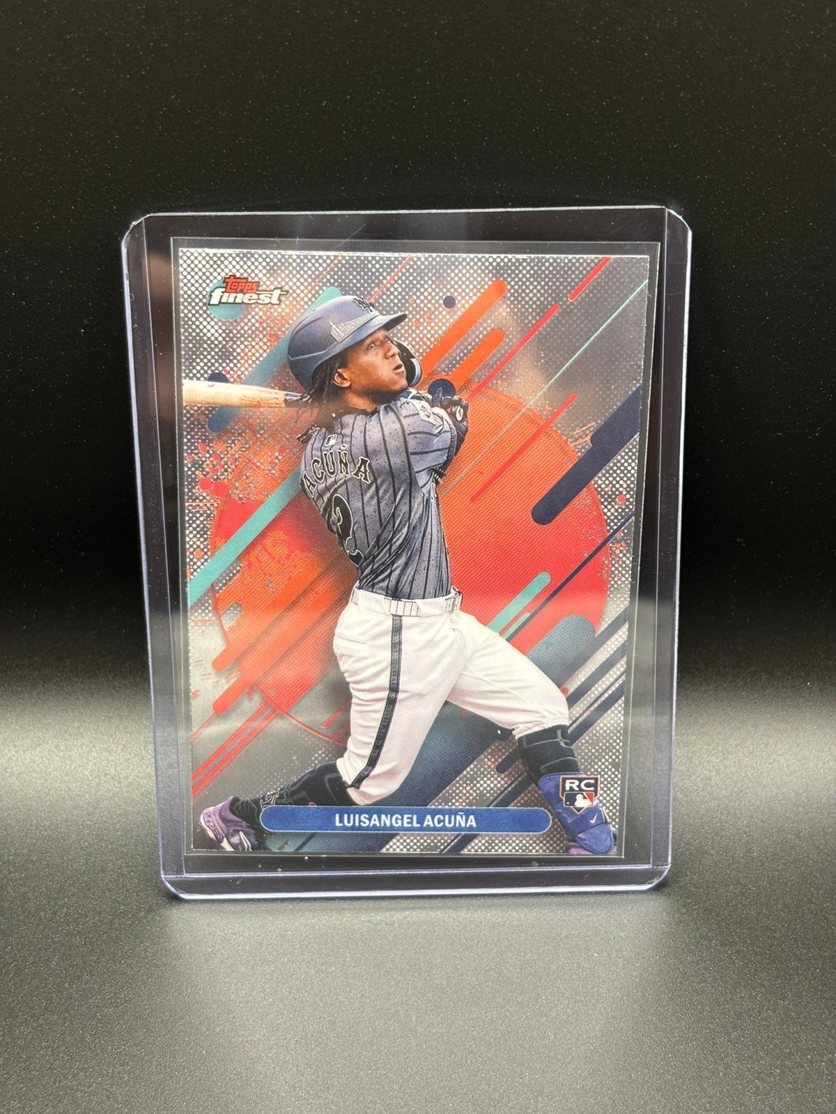Luisangel Acuna 2025 Topps Finest Rookie Rare Chrome #211 Mets
