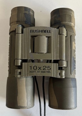 Bushnell 10x25 Compact Binoculars Camouflage Hunting Birding Optics