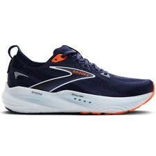 Men's Brooks Glycerin 22, Peacoat/Blue Ribbon/Orange, 10 D Medium US