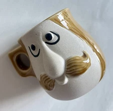Vintage 12-oz “Ugly Face” Mustache Mug