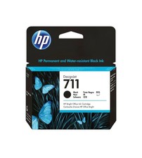 HP Genuine Original 711 Ink Cartridges 3PK BK/C/Y For DesignJet T120 T520