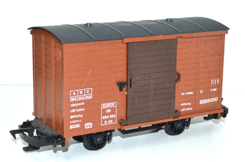 FALLER Play/E-Train/Spur 0 - Güterwagen in braun / Nr. 3635 | Zustand: Gebraucht