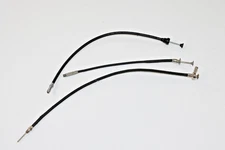 Vintage Set of three shutter cable releases for vintage 35mm Cameras cloth plast