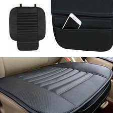 Universal Car Front Seat Chair Cushion Leather Nonslip Mat For Sedan SUV Trucks