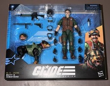 GI JOE CLASSIFIED SERIES  113 MUTT & JUNKYARD  6    FIGURE & K-9  NEW & SEALED