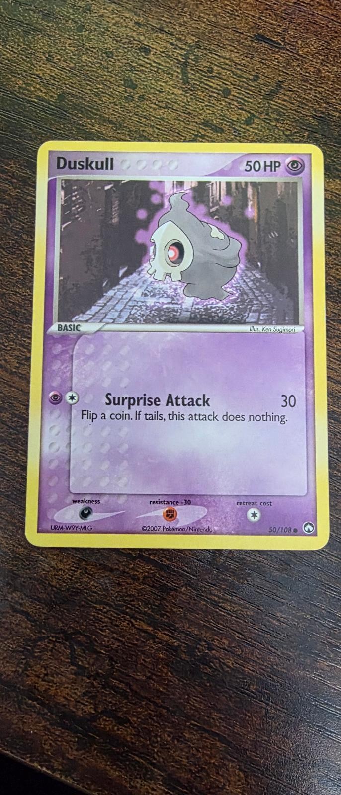 Duskull 50/108 Common Power Keepers Pokemon Lightly Played