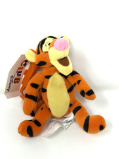 Club Disney 1990s Winnie the Pooh TIGGER Mini Bean Bag Plush Keychain 4.5  