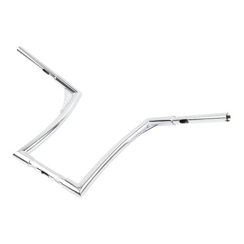 Manillar de barras de suspensión de 16"" de elevación de 1-1/4"" para Harley Dyna Softail Sportster cromado - Imagen 8 de 11