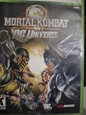 Mortal Kombat vs. DC Universe Xbox 360, 2008, Complete in Box, Tested