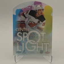 2025-26 Fleer Flair Center Spot Light CS-10 JACK HUGHES New Jersey Devils 1:40
