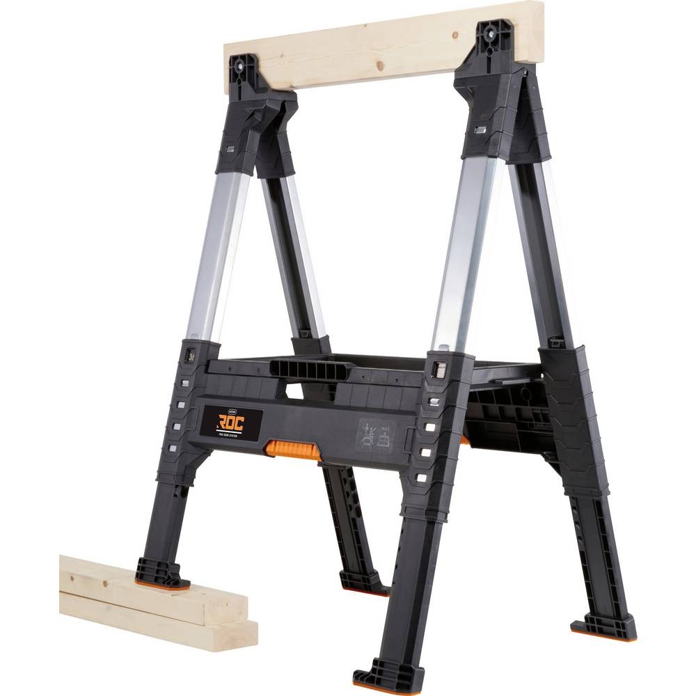 Chevalet de sciage KETER pliable avec hauteur réglable télescopique charge 1360kg