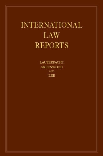 International Law Reports: Volume 162 (International Law Reports