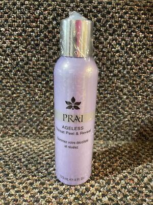 NEW PRAI Ageless Throat Peel and Reveal Anti Aging Exfoliating Peel 4 oz SEALED
