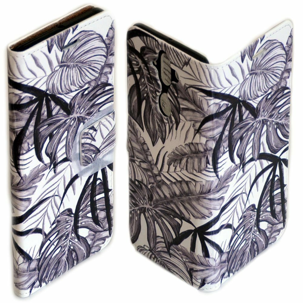 For HTC Series Mobile Phone - Green Paisley Theme Print Wallet - Foto 2