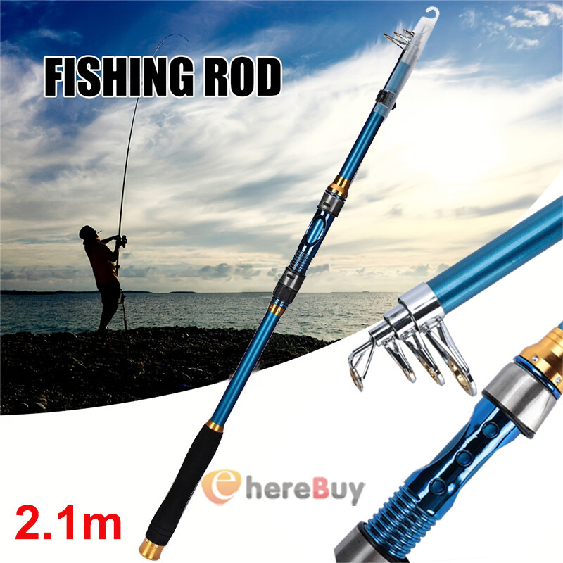 Fishing Rod Telescopic Fishing Pole Spinning for Travel Saltwater