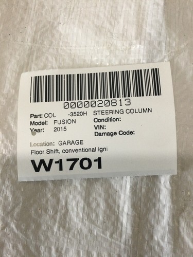 2013-2020 Ford Fusion Power Steering Column Assembly OEM DG9C3G506AD - Picture 8 of 8