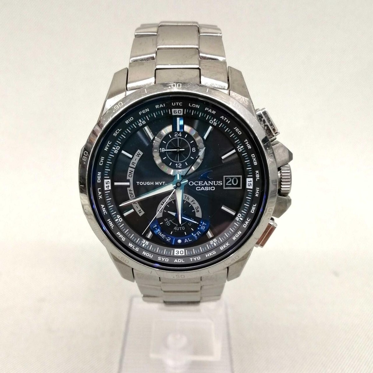 Casio Oceanus OCW-T1000 Tough Solar Quartz Titanium Sapphire Men 