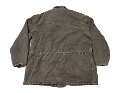 USA 製ボロCarhartt グレー カバーオール VTG Carhartt Blanket C46TMB Lined Gray Coat Jacket Long Sleeve Sz