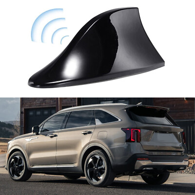 Carbon Fiber Look Shark Fin Antenna Cover For Kia Sorento – AM/FM Signal, Universal Fit