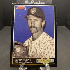 1991 Score Robin Yount #854 HOF Milwaukee Brewers