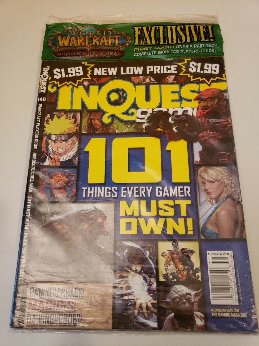 Inquest Magazine #140 DECEMBER 2006 MTG WORLD OF WARCRAFT