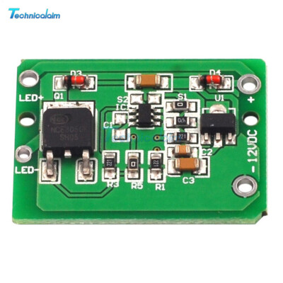 1/5/10X 12V Capacitive Touch Switch Sensor Push Button Jog Latch With Relay DC