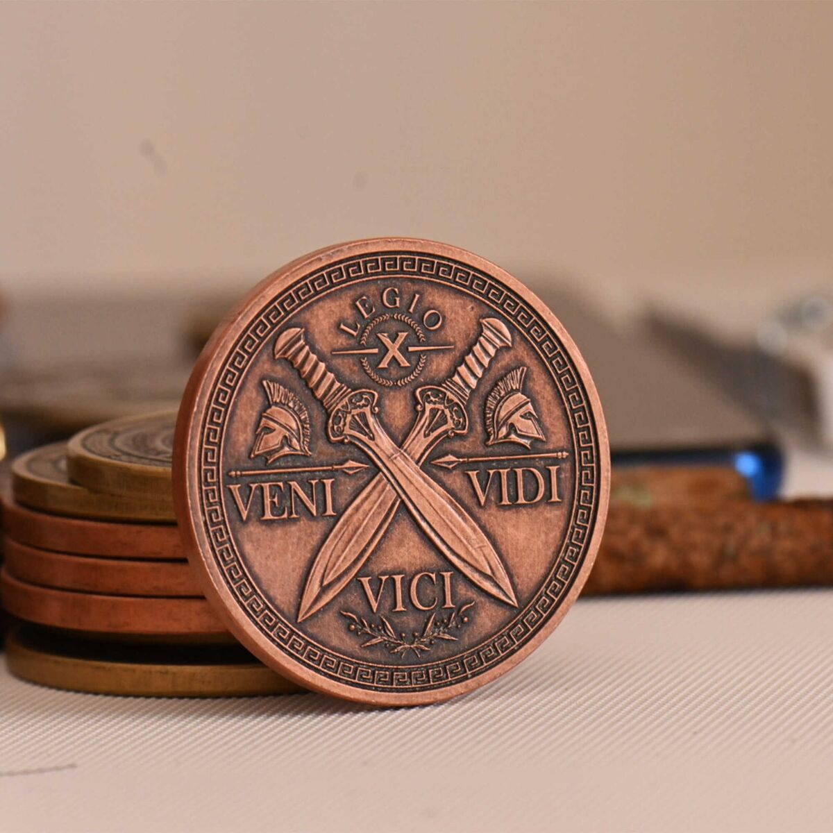 Veni Vidi Vici Coin, EDC Reminder Coins