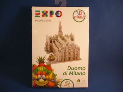 3D-Puzzle ''Mailänder Dom'' mit  87 Teile, Größe aufgebaut: 18,4x13x10,9cm !
