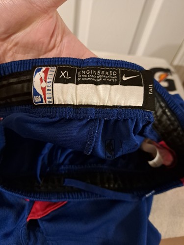 AUTHENTIC NBA NIKE Game USED Worn 2018-19 Season Philadelphia 76ers Shorts SZ XL - Picture 12 of 14