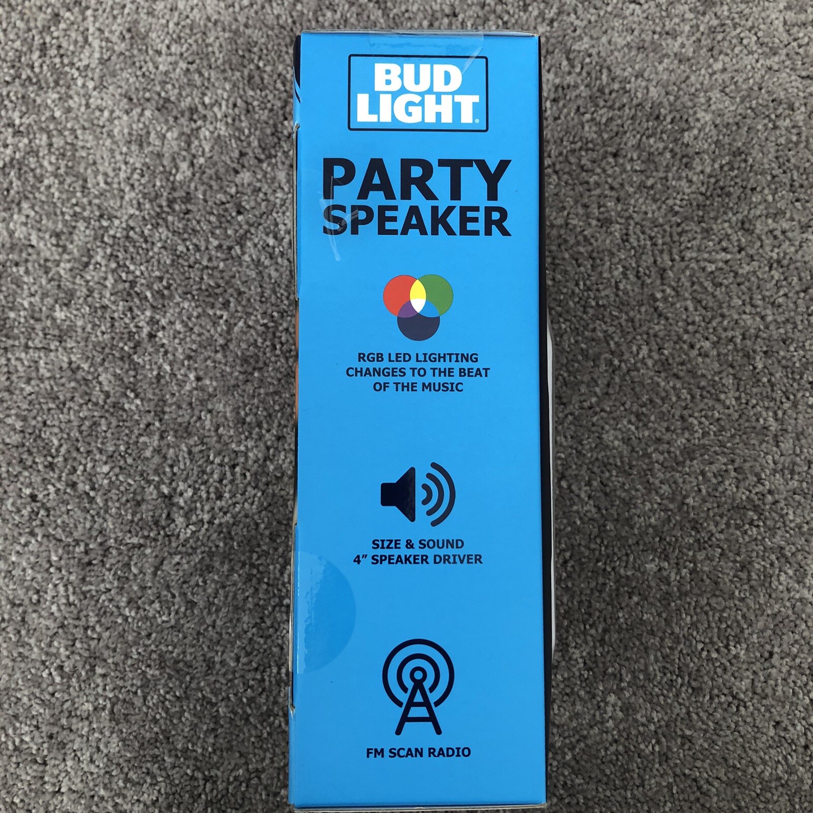 Bud Light Party Bluetooth Speaker Bud Light White Tailgate, Pool