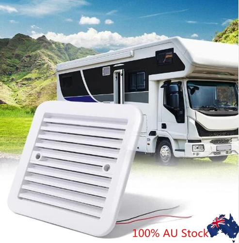 12V RV Caravan Motorhome Side Air Trailer Vent Ventilation Cooling Exhaust Fan - Picture 8 of 12